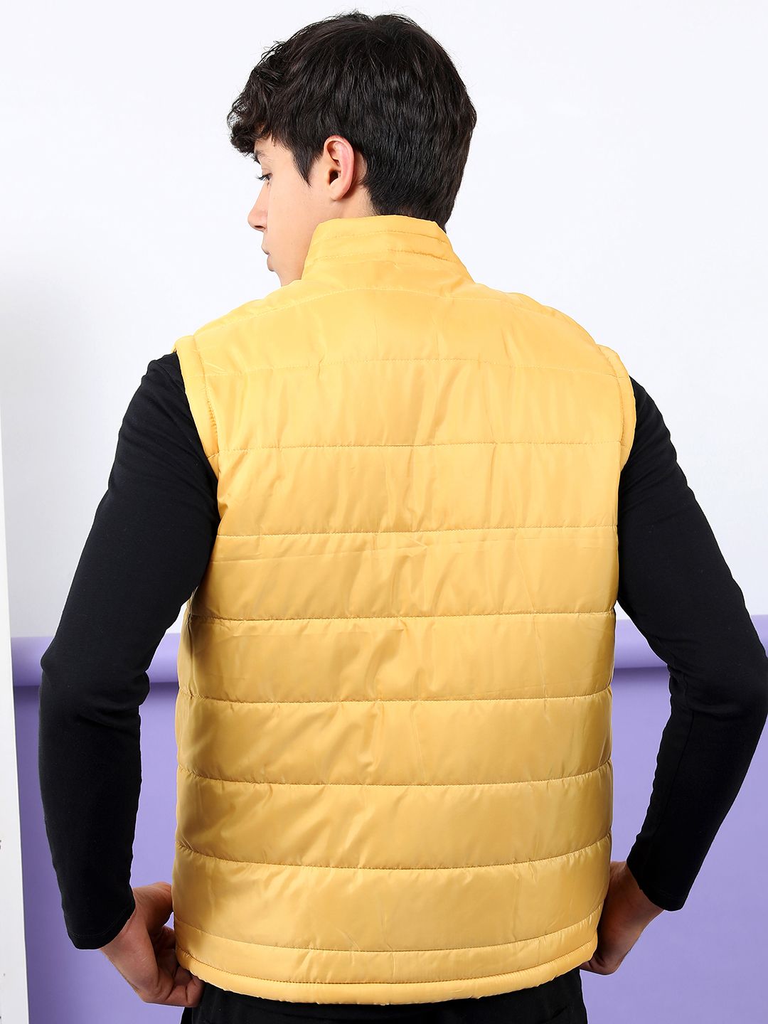 HIGHLANDER Men Mustard Padded Jacket