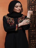 House of Chikankari Women Black Rayon Chikankari Embroidered Kurta Set