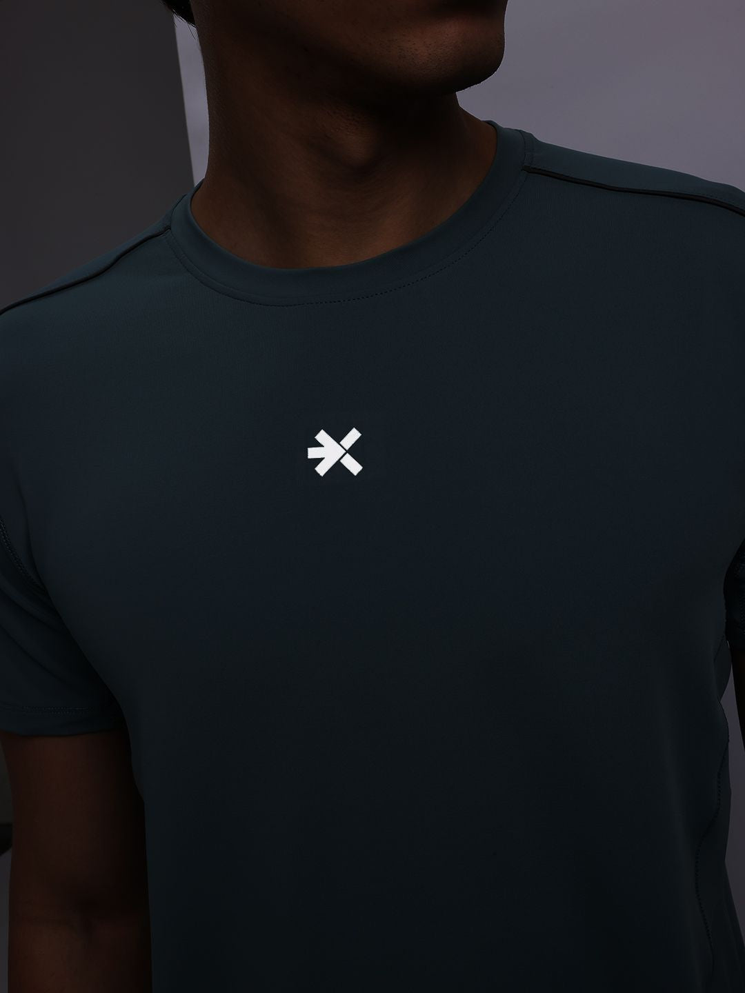 HRX by Hrithik Roshan Men Solid Round Neck Running T-shirt with Perforations
