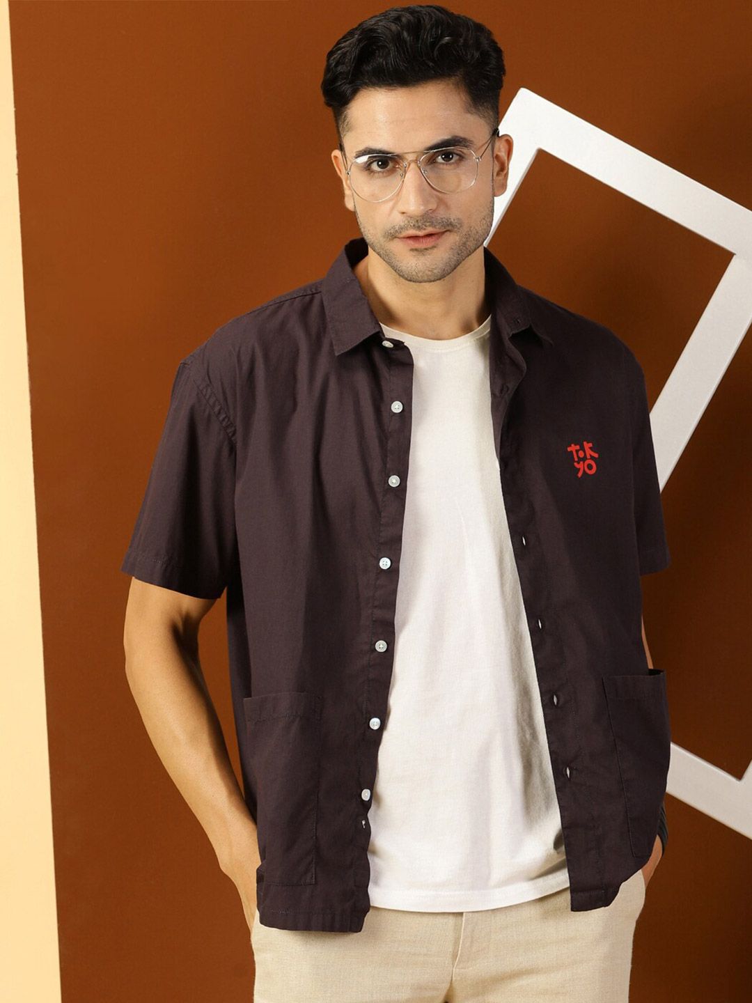 Thomas Scott Classic Boxy Short Sleeves Pure Cotton Casual Shirt