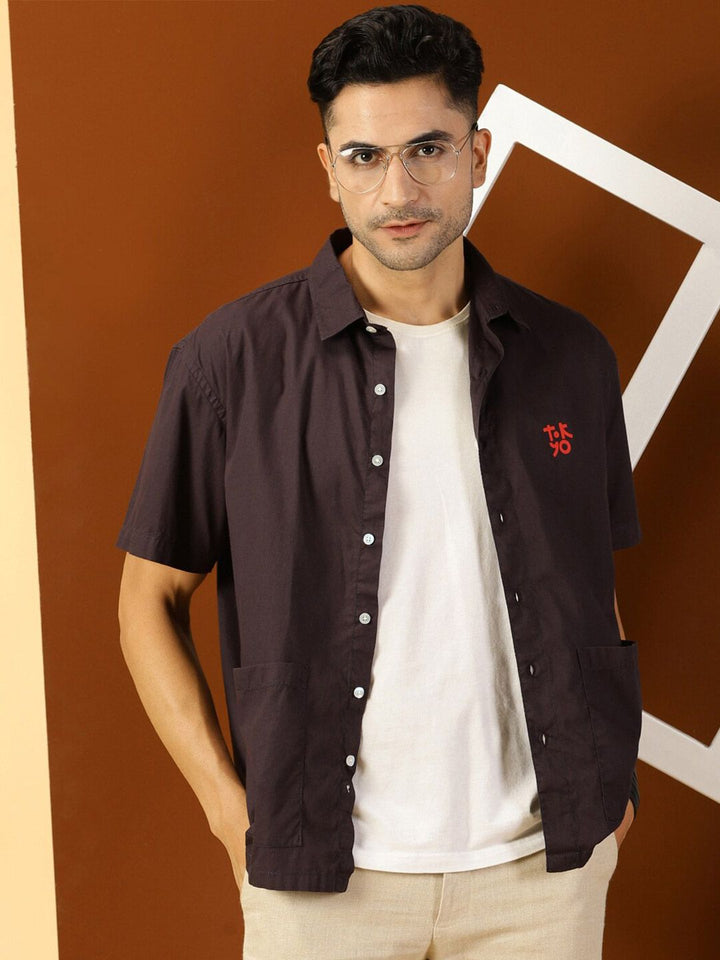 Thomas Scott Classic Boxy Short Sleeves Pure Cotton Casual Shirt
