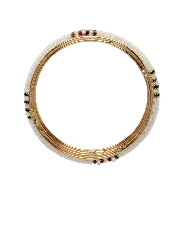Set PANASH 2 Gelang Manik Mutiara Bersalut Emas