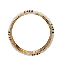 Set PANASH 2 Gelang Manik Mutiara Bersalut Emas