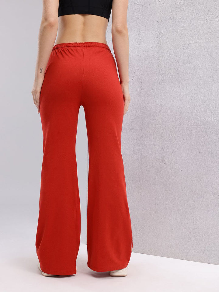 HRX by Hrithik Roshan Women Contrast Stitch Lifestyle Track Pants