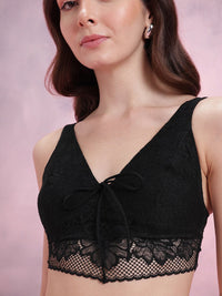 DressBerry Floral Lace Full Coverage-Bralette