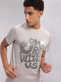 HRX by Hrithik Roshan Typography Print Rapid-Dry Running T-shirt
