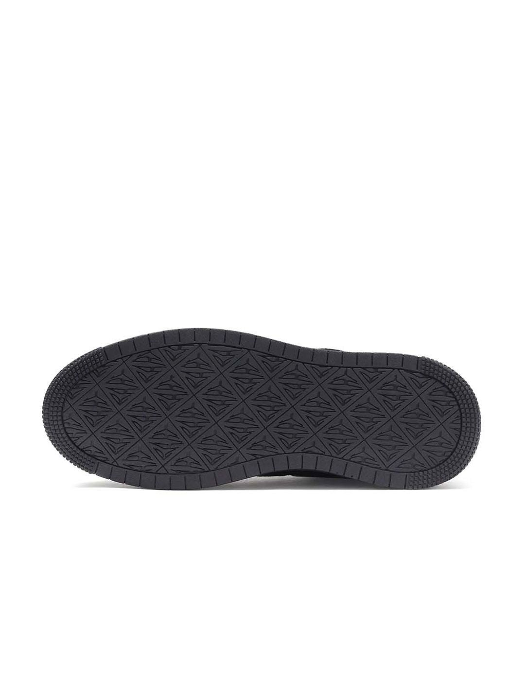 RARE RABBIT Men Perforations Round Toe Leather Sneakers