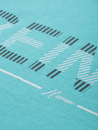 Being Human Men Blue Brand Logo Printed Pure Cotton T-shirt