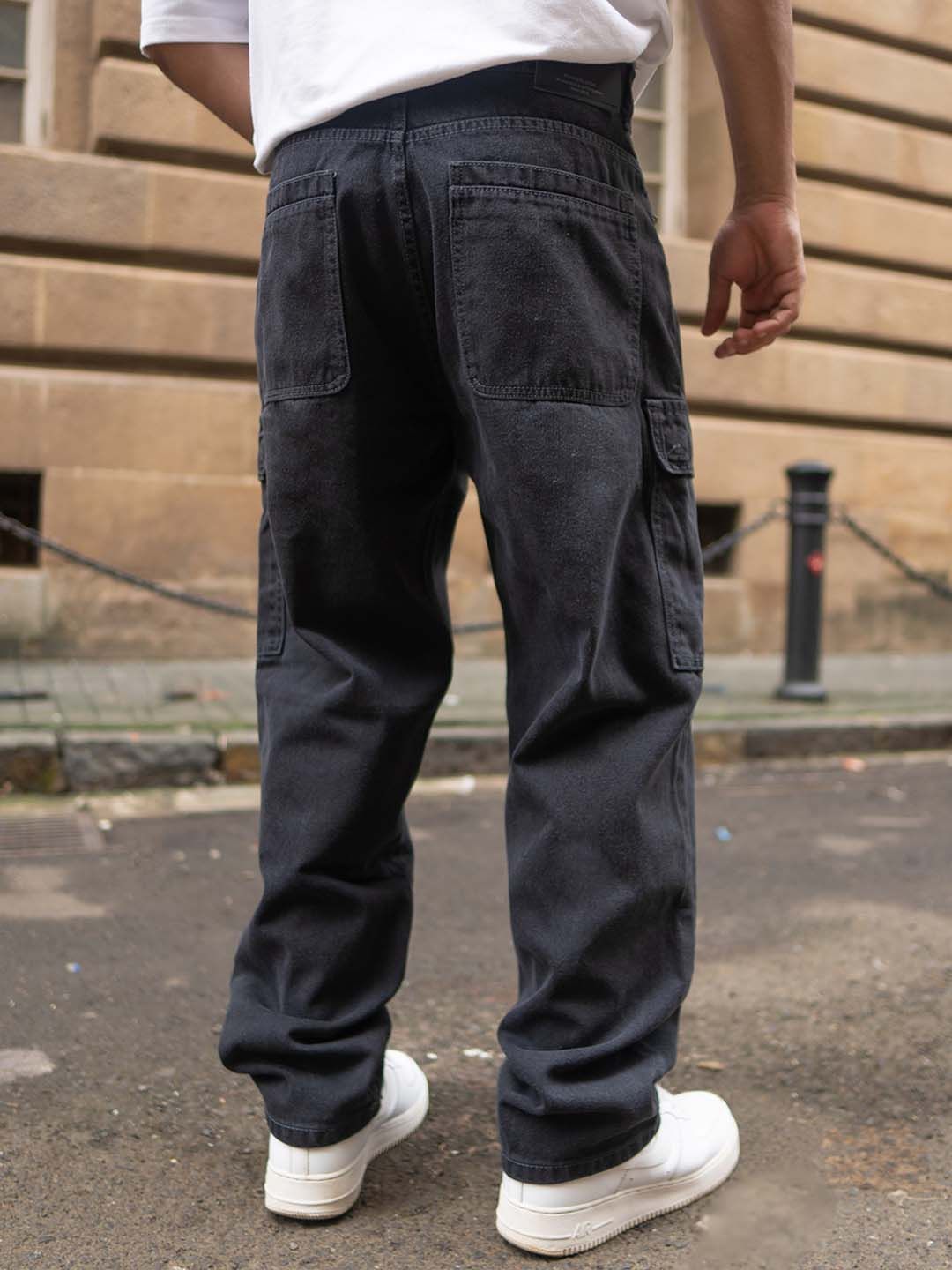 Powerlook Men Regular Fit Mid-Rise Cargo Jeans