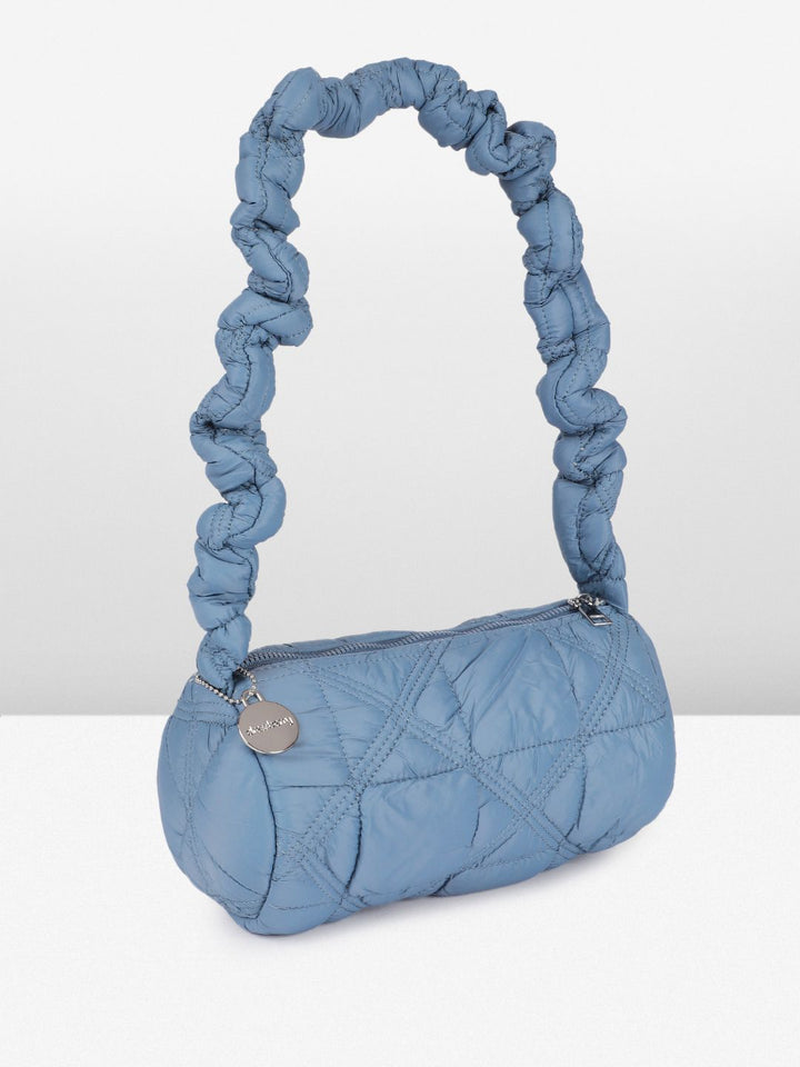 DressBerry Textured Structured Shoulder Bag With Quilted