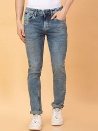Being Human Men Low Distress Heavy Fade Jeans