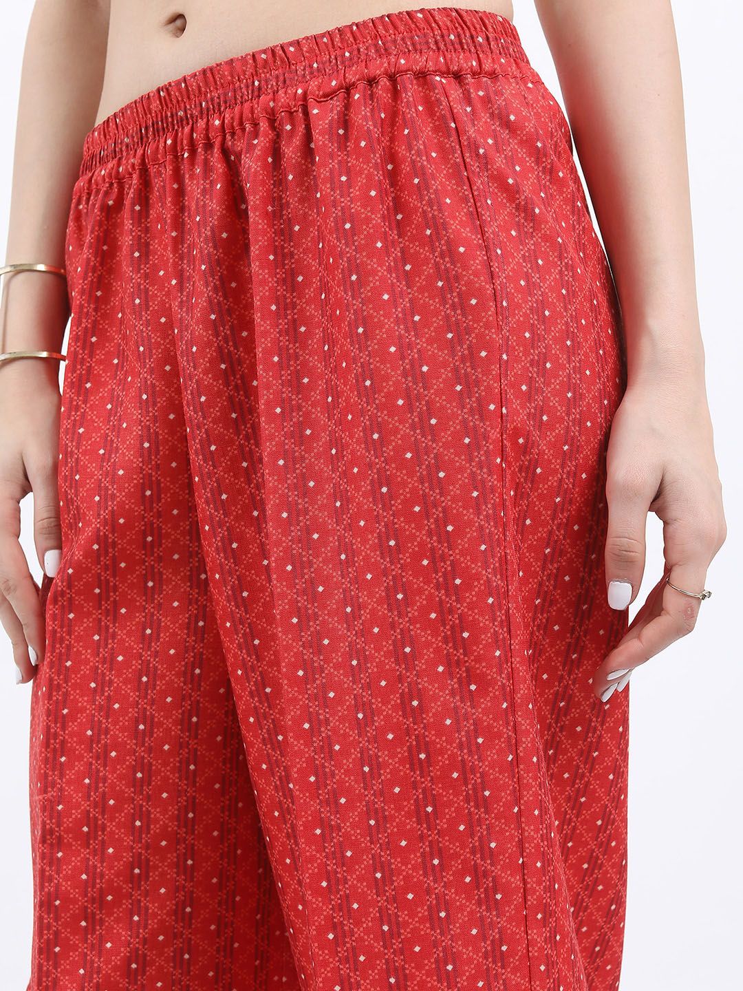 Vishudh Ethnic Motifs Printed Regular Kurta with Palazzos