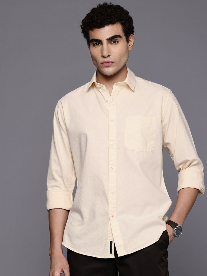Raymond Slim Fit Pure Cotton Casual Shirt