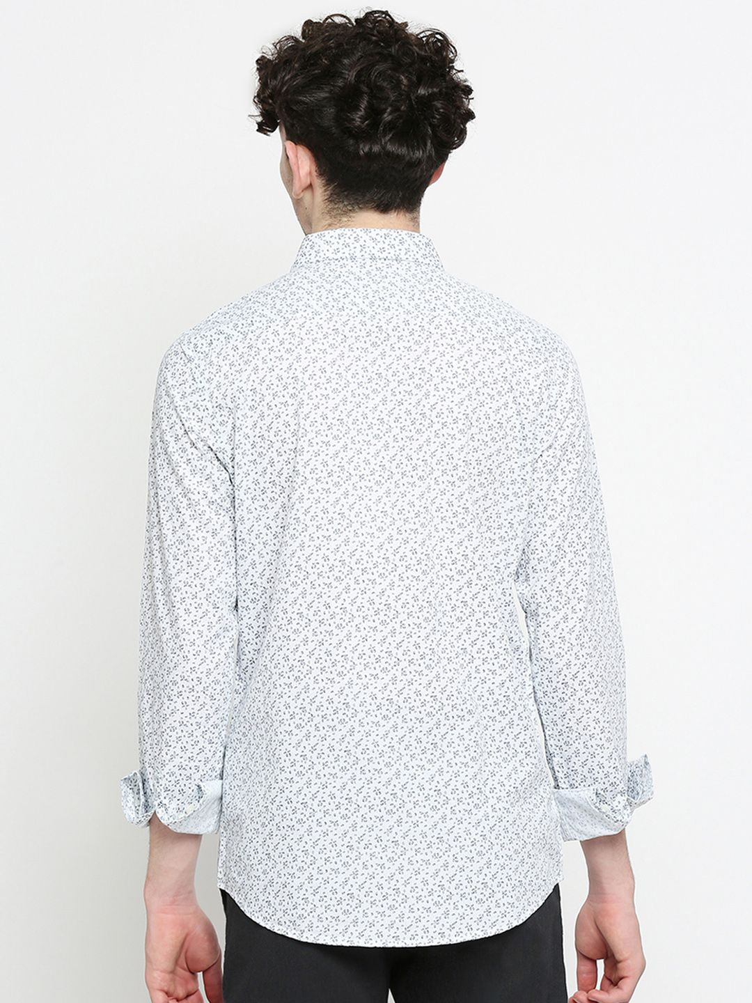 Being Human Pure Cotton Slim Fit Ethnic Motifs Printed Casual Shirt