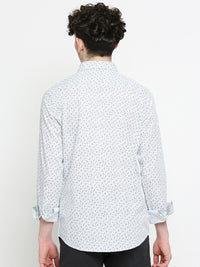 Being Human Pure Cotton Slim Fit Ethnic Motifs Printed Casual Shirt