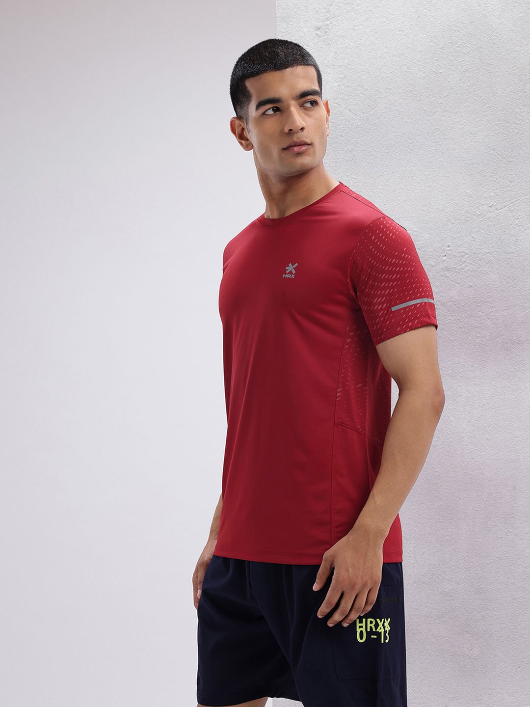 HRX by Hrithik Roshan Men Graphic Printed Rapid Dry Training T-shirt