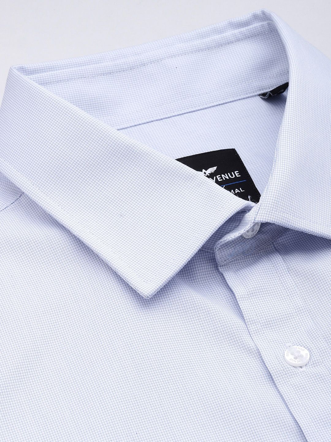 Park Avenue Slim Fit Micro Checked Formal Shirt