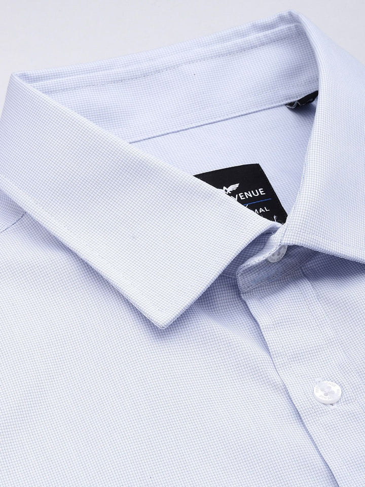 Park Avenue Slim Fit Micro Checked Formal Shirt