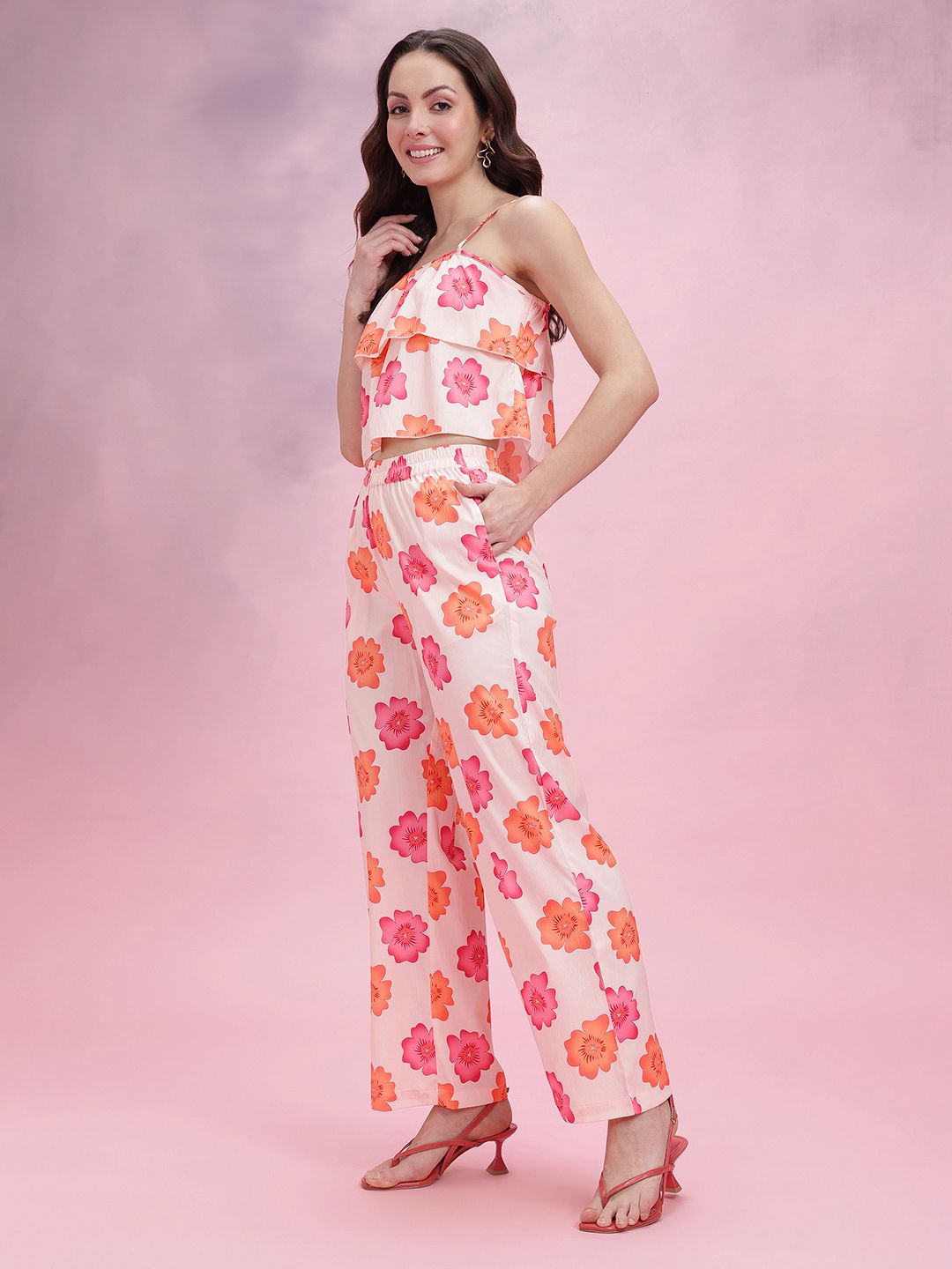 DressBerry Floral Printed Co-Ords