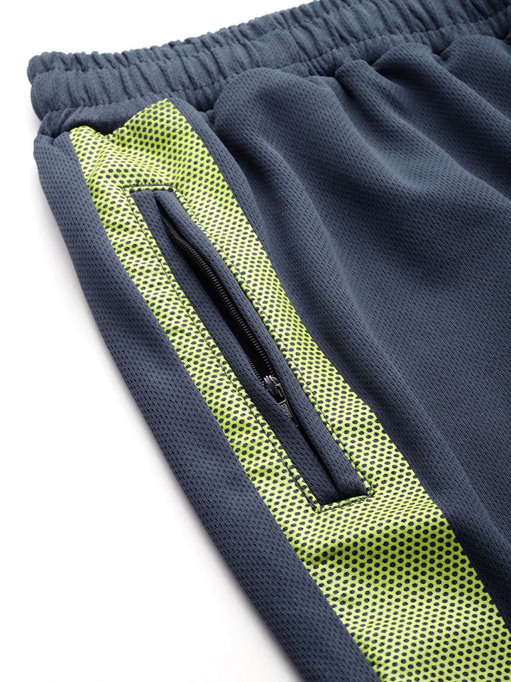 HRX by Hrithik Roshan Men Side Stripes Rapid-Dry Training Joggers