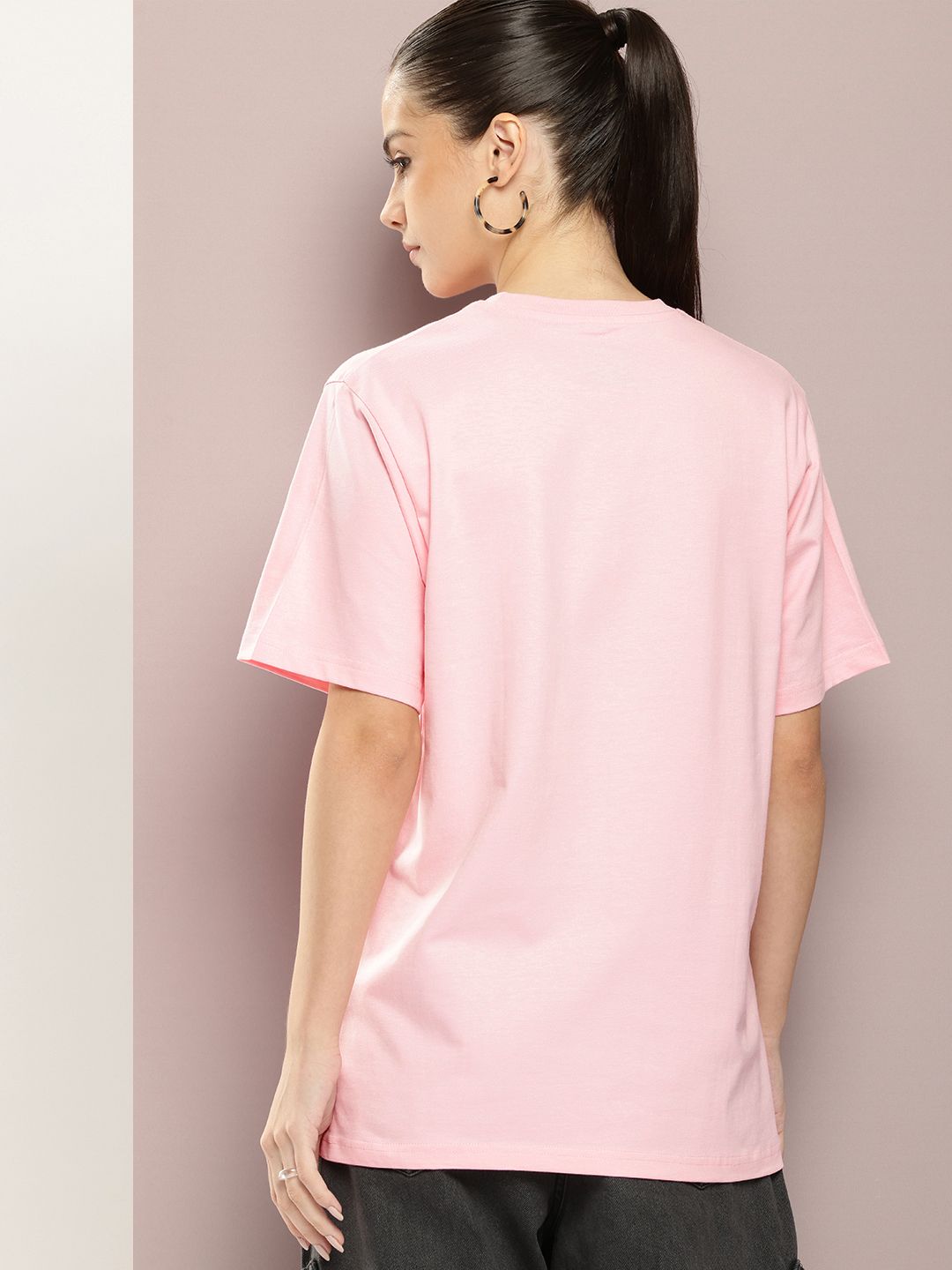 DILLINGER Women Graphic Printed Oversized T-shirt