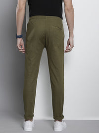 The Indian Garage Co Men Slim Fit Pure Cotton Trousers