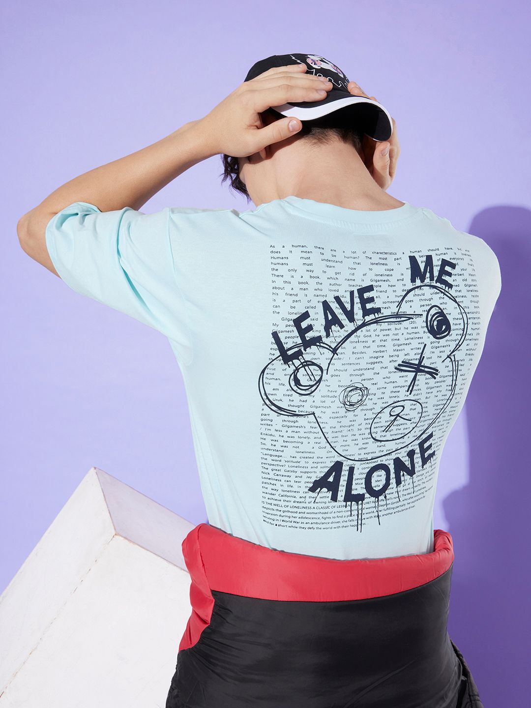 DILLINGER Printed Oversized Cotton T-shirt