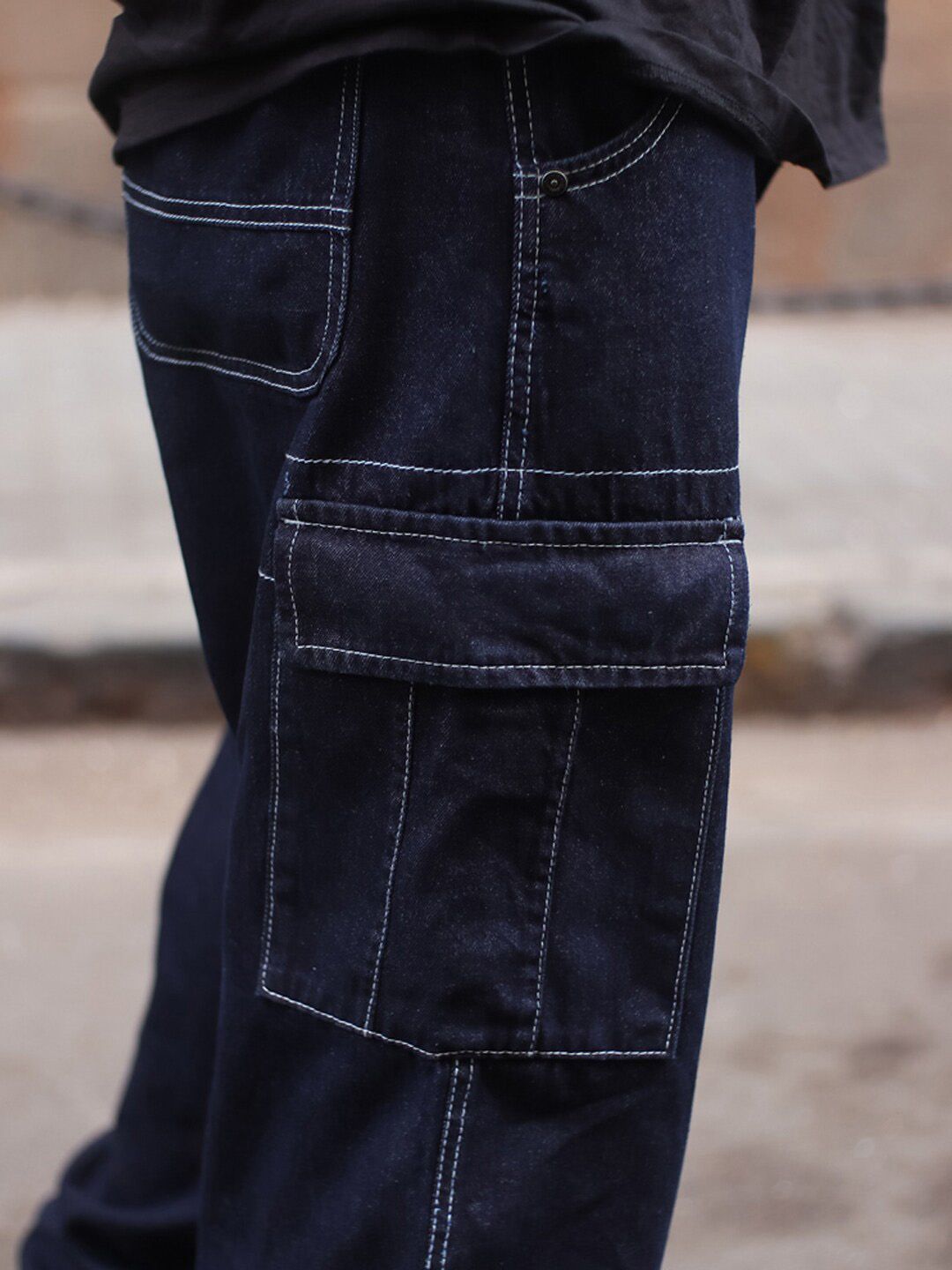 Powerlook Men Cotton Clean Look No Fade Relaxed Fit Jeans
