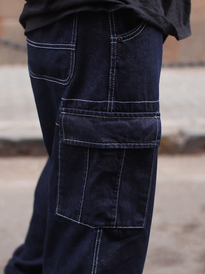Powerlook Men Cotton Clean Look No Fade Relaxed Fit Jeans
