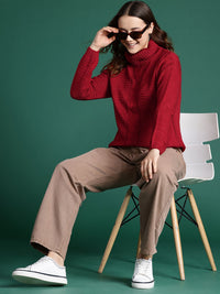 DressBerry Acrylic Cable Knit Pullover