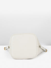 DressBerry Textured Structured Shoulder Bag with Pouch