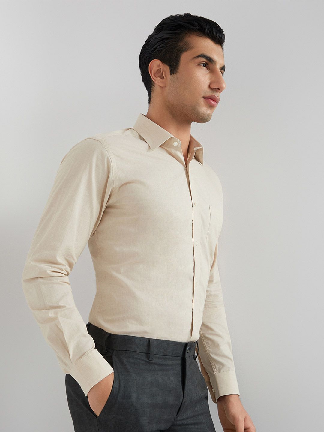 Raymond Pure Cotton Slim Fit Formal Shirt