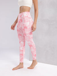 HRX by Hrithik Roshan Women Abstract Print Yoga Tights