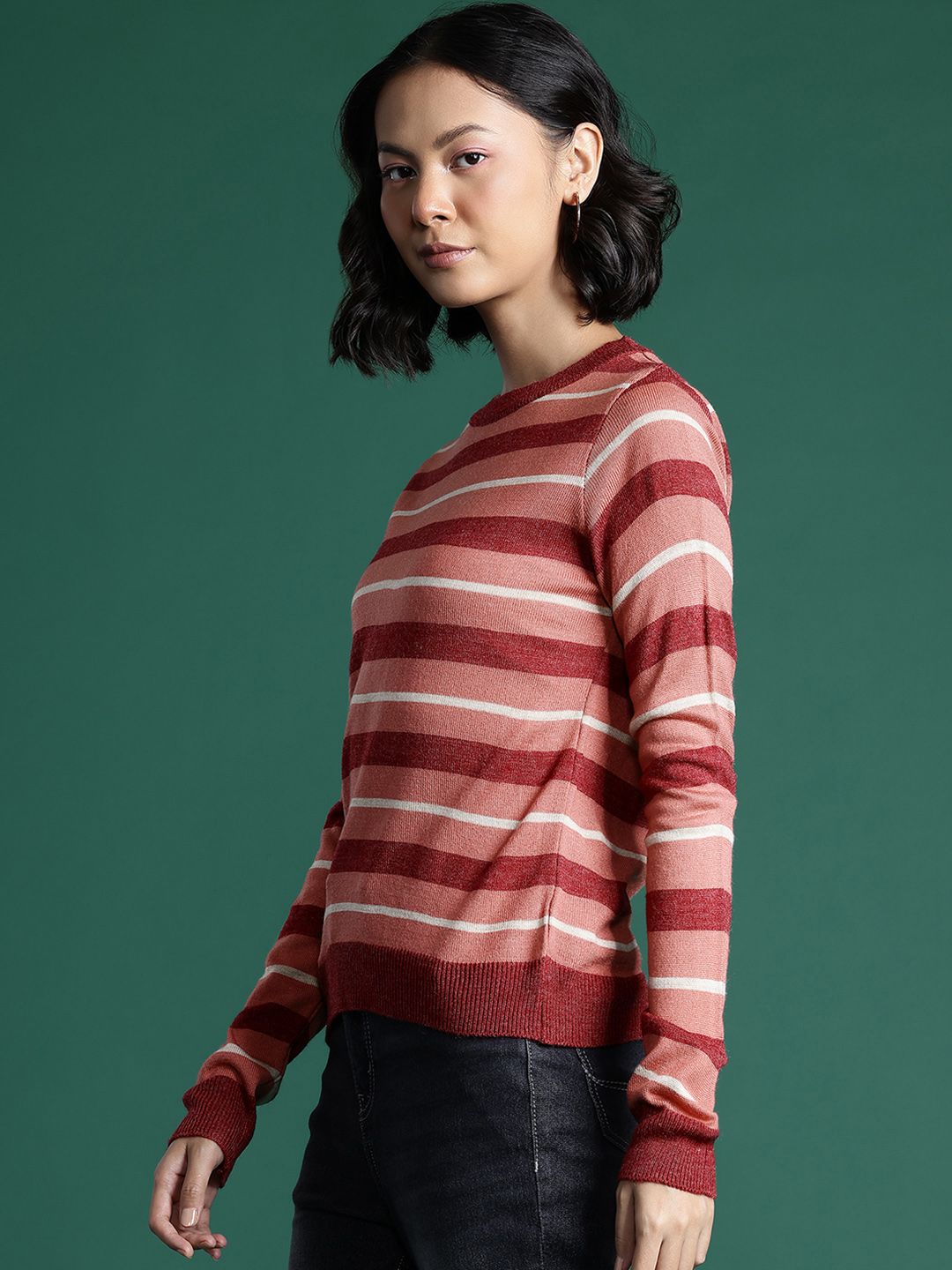 DressBerry Striped Pullover