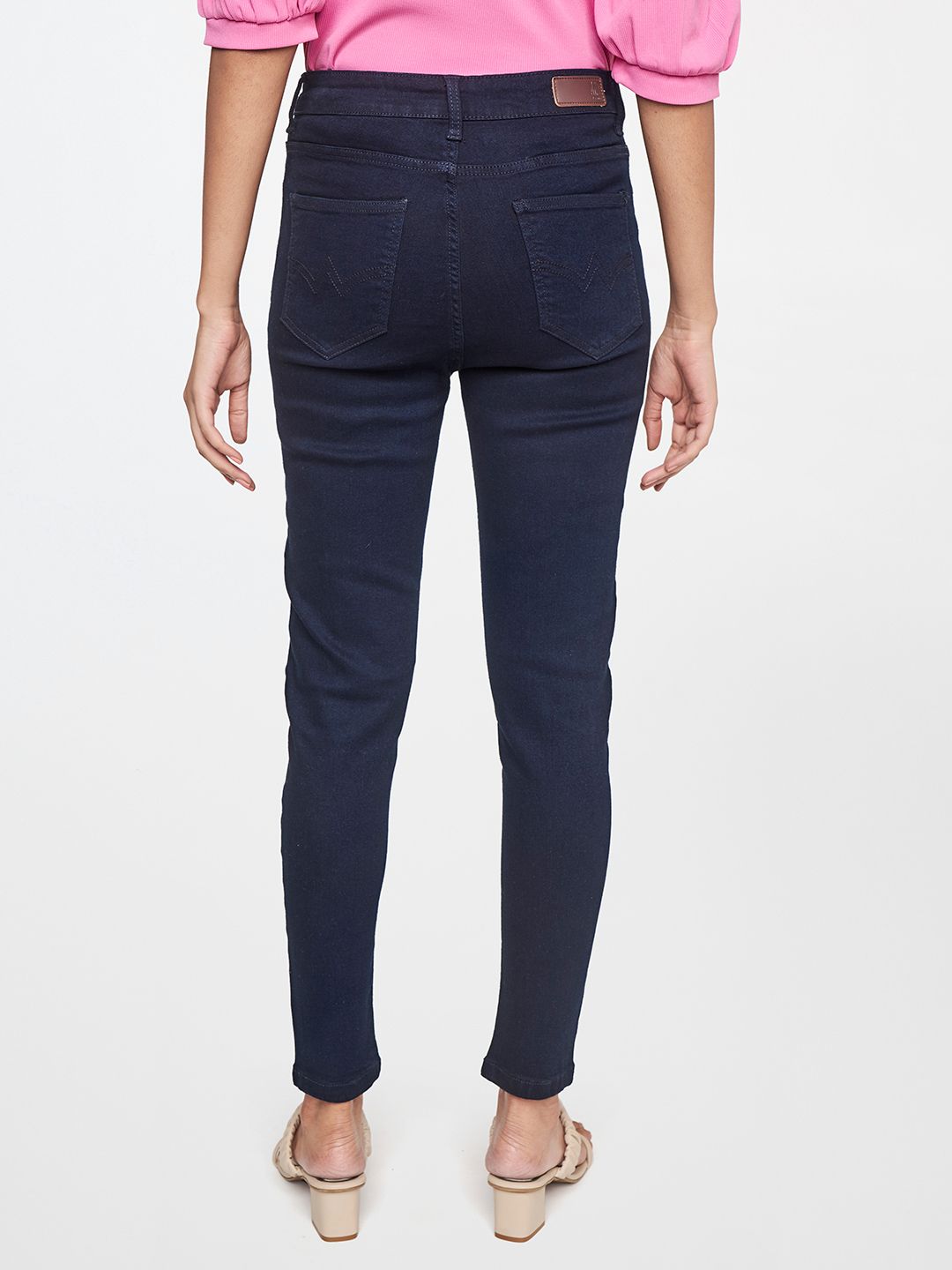 AND Women Mid-Rise Skinny Fit Stretchable Jeans