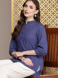 House of Pataudi Pure Cotton A-Line Jashn Kurti