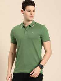 Menjadi T-Shirt Kapas Polo Lelaki Manusia