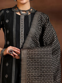 Libas Women Ethnic Motifs Regular Thread Work Kurta with Trousers & With Dupatta