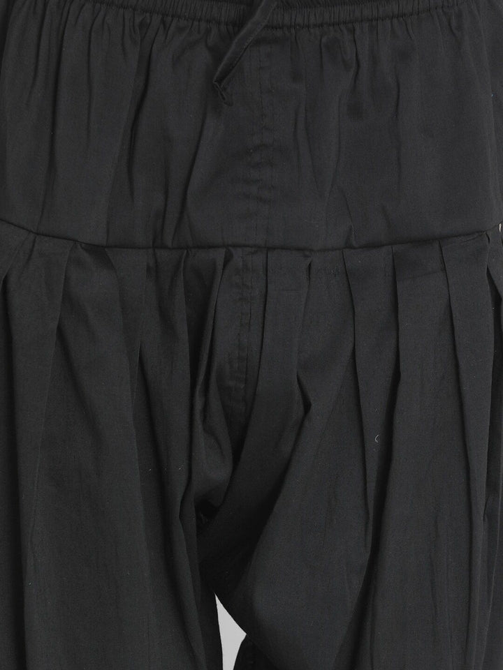 Vastramay Men Cotton Black Black Salwar