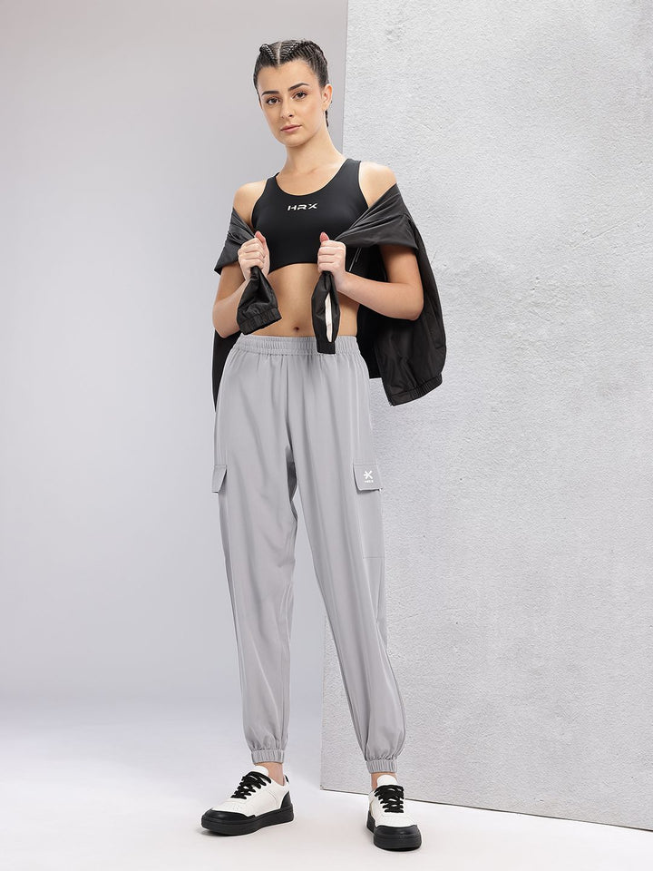 HRX by Hrithik Roshan Women Rapid-Dry Training Cargo Joggers