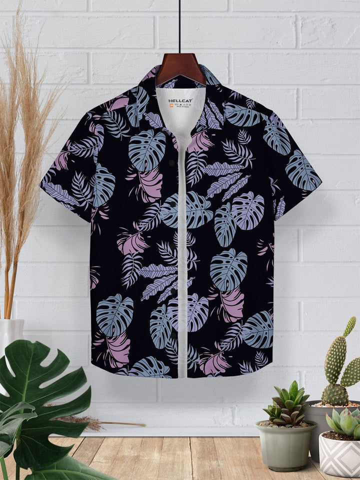 HELLCAT Boys Pack of 2 Floral Opaque Printed Casual Shirt