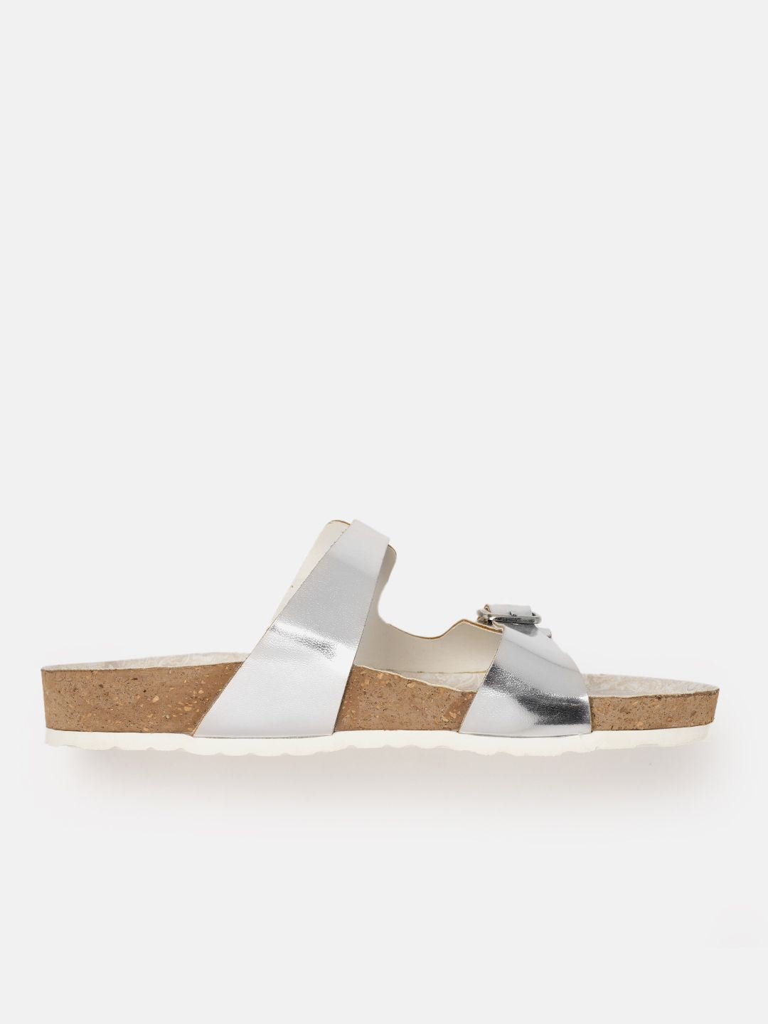 Lino Perros Women Open Toe Flats with Buckle Detail