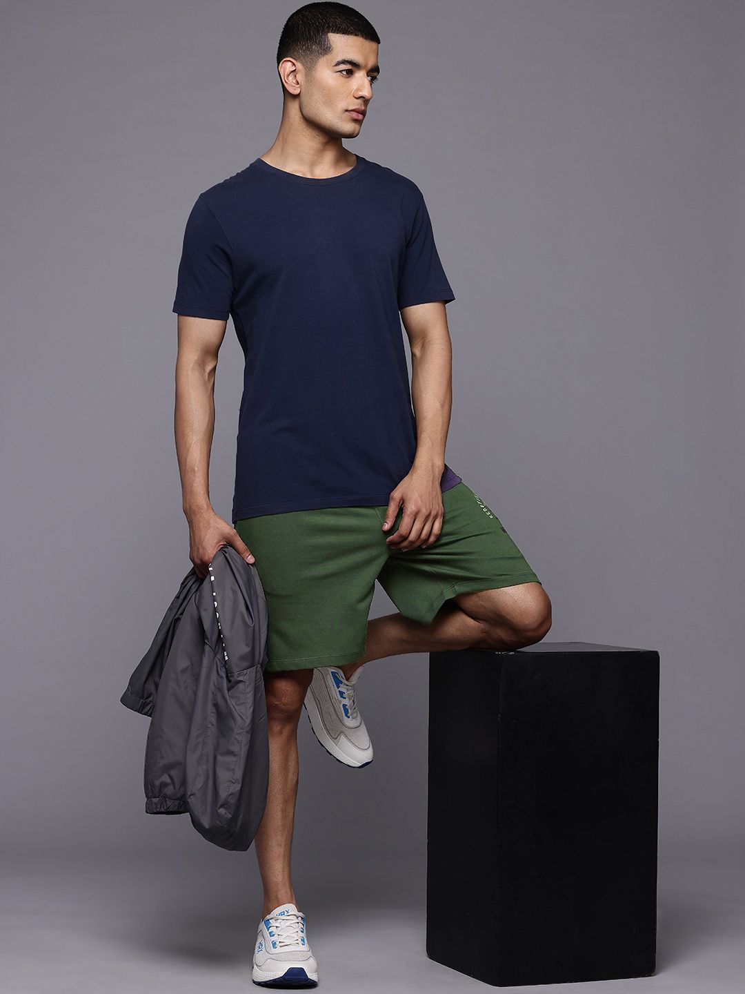 HRX by Hrithik Roshan Men Lifestyle Typography Print Casual Shorts