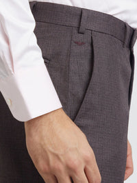 Park Avenue Men Self-Design Formal Trousers