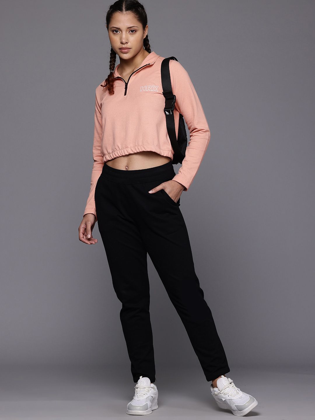 HRX by Hrithik Roshan Half-Zipper Outdoor Sweatshirt