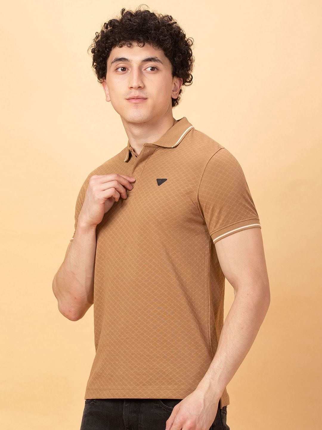 Being Human Men Polo Collar T-shirt