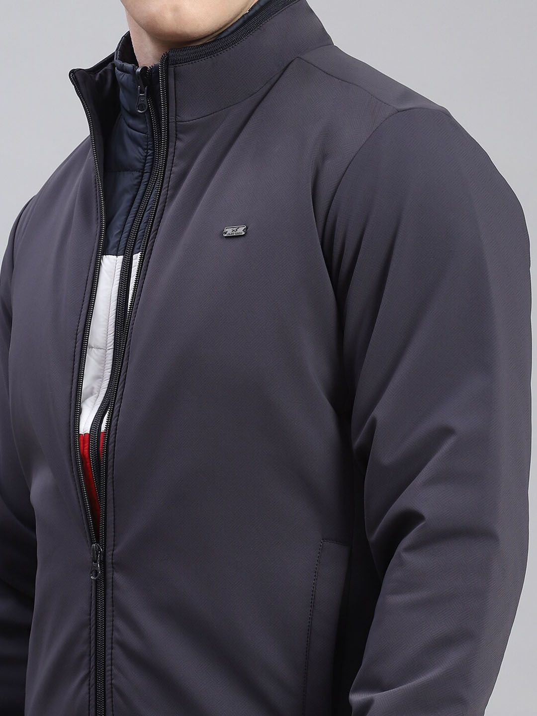 Monte Carlo Mock Collar Lightweight Bomber Jacket