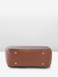 The Label Life Colourblocked Structured Shoulder Bag