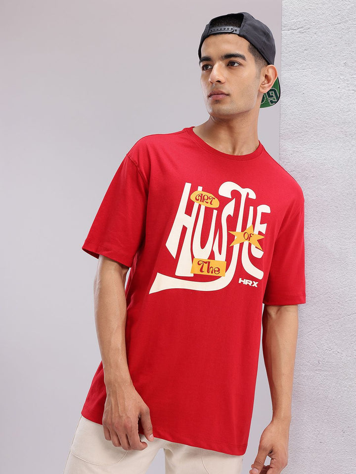HRX by Hrithik Roshan Typography Printed T-shirt