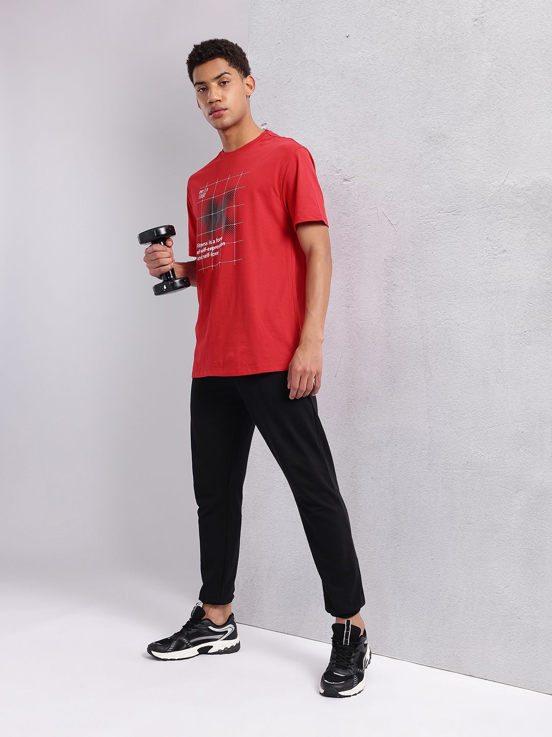 HRX by Hrithik Roshan Typography Print Training T-shirt
